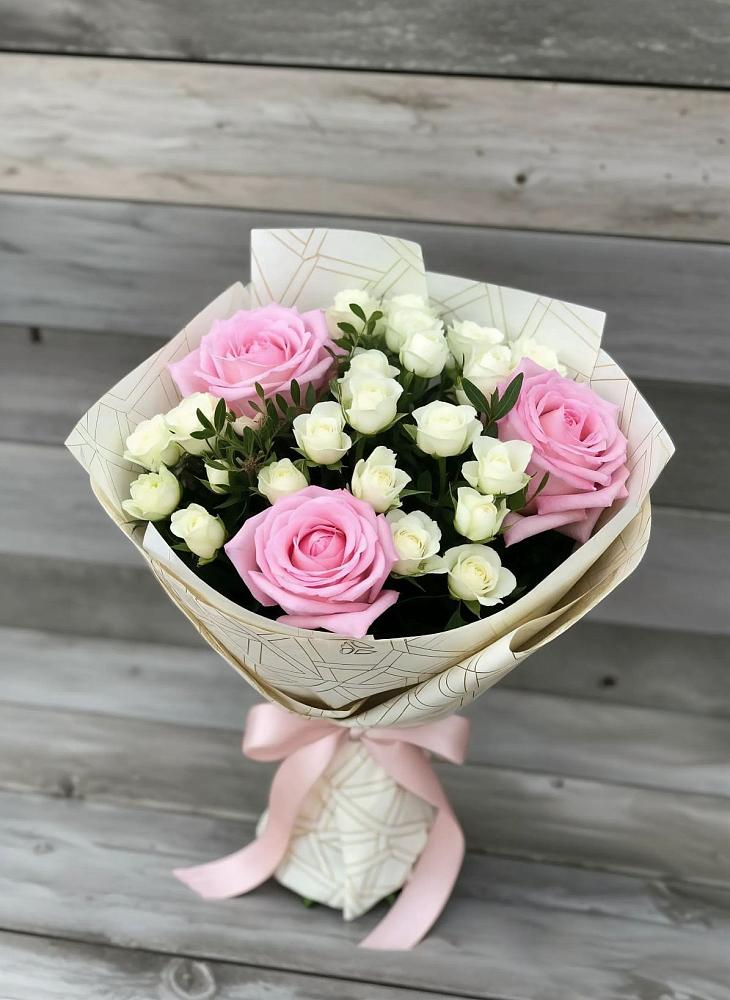 Букет цветов из: Розы в Полотняный Завод