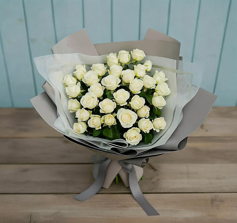 Букет Белоснежная нежность в Полотняный Завод