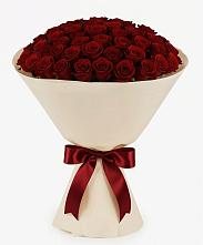 Букет 101 Бордовая роза Блэк Бакарра в Полотняный Завод