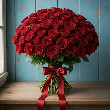 Букет Красные розы Блэк Меджик в Полотняный Завод