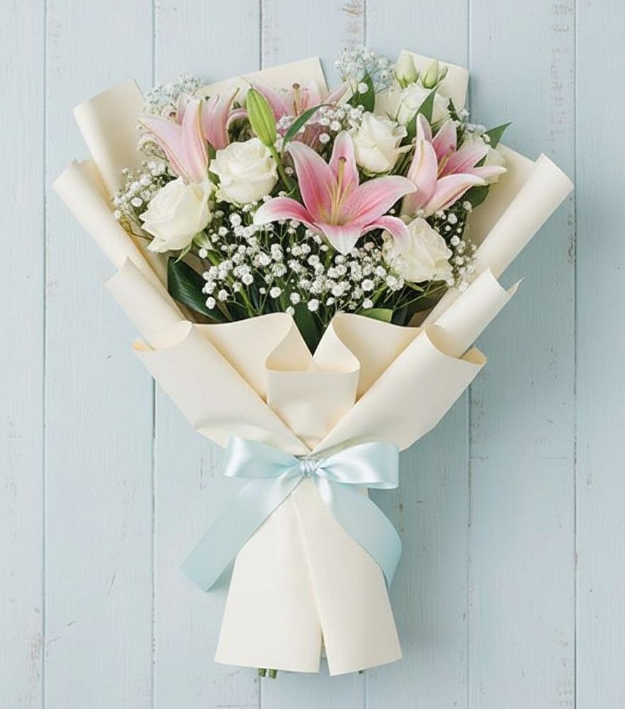 Букет цветов из: Лилии в Полотняный Завод