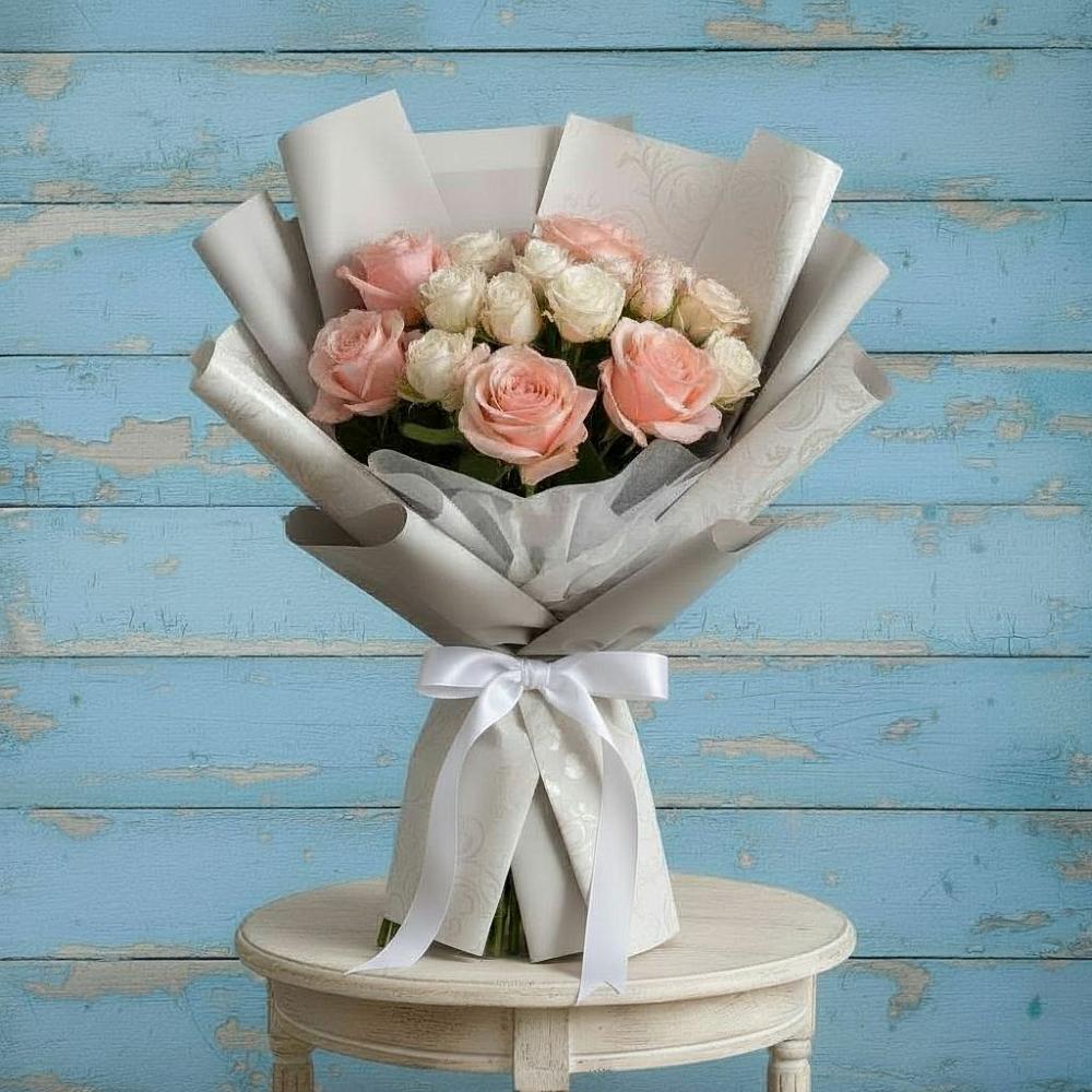 Букет цветов из: Розы в Полотняный Завод