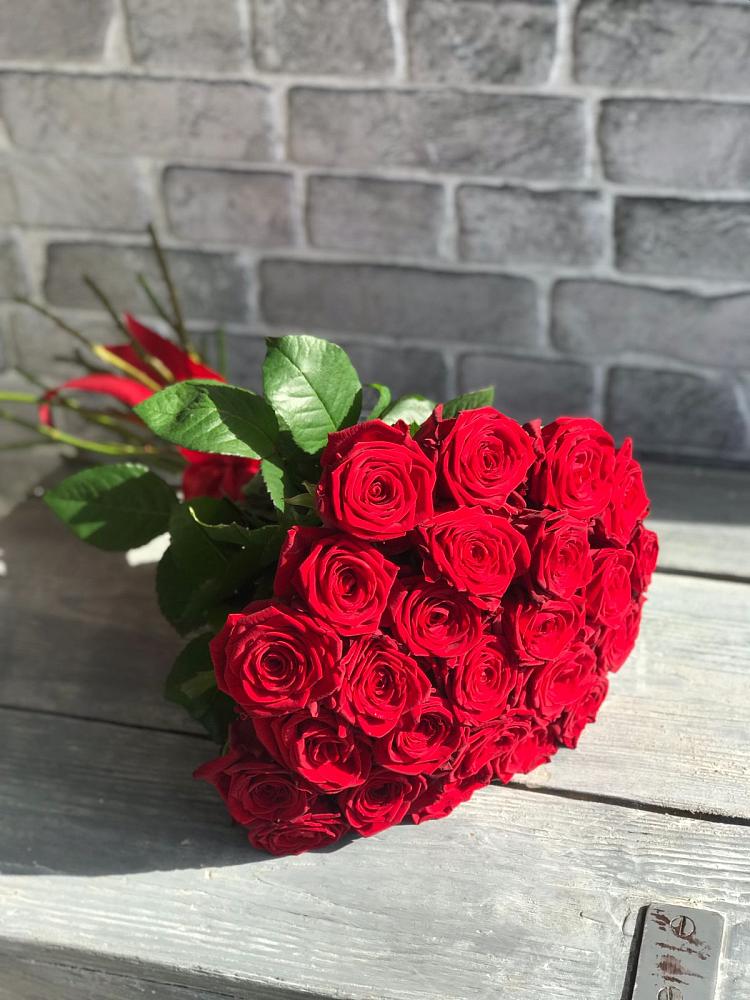 Букет Красные розы Фридом в Полотняный Завод