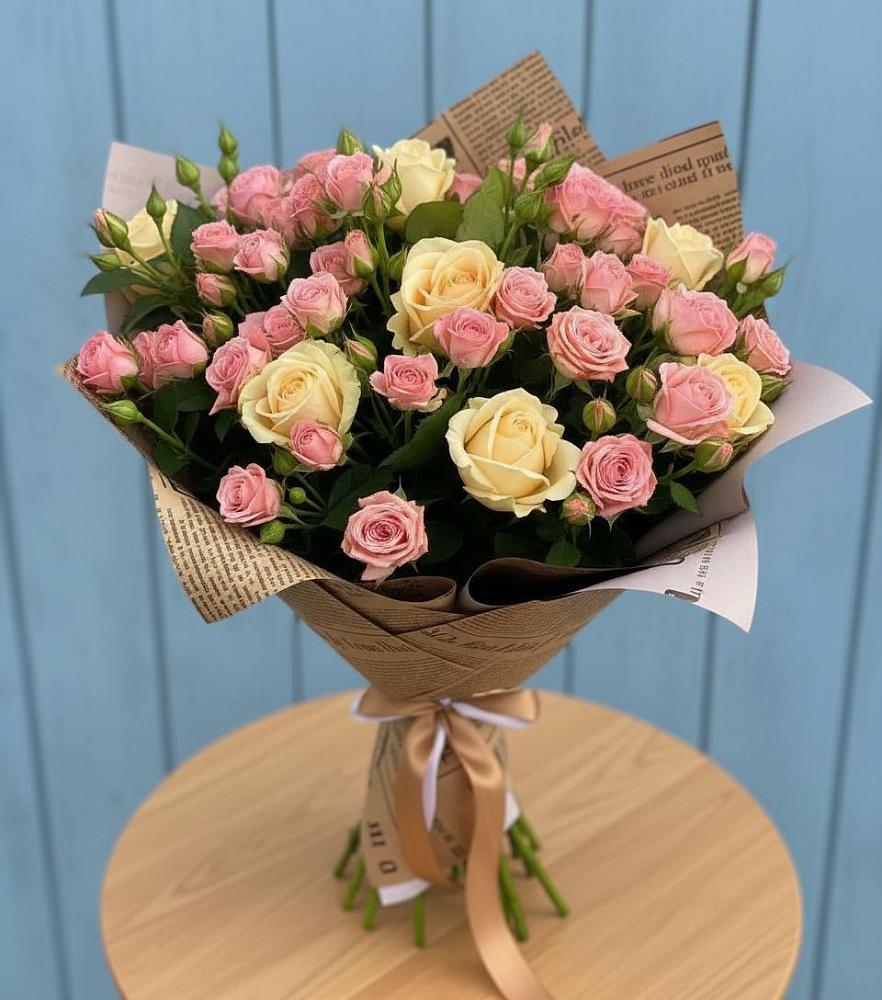 Букет цветов из: Розы в Полотняный Завод