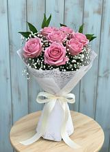 Букет цветов из:  Розы в Полотняный Завод