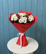 Букет цветов из:  Хризантемы #REPLACE_PRED# Полотняный Завод