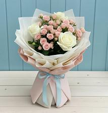 Букет цветов из:  Розы в Полотняный Завод