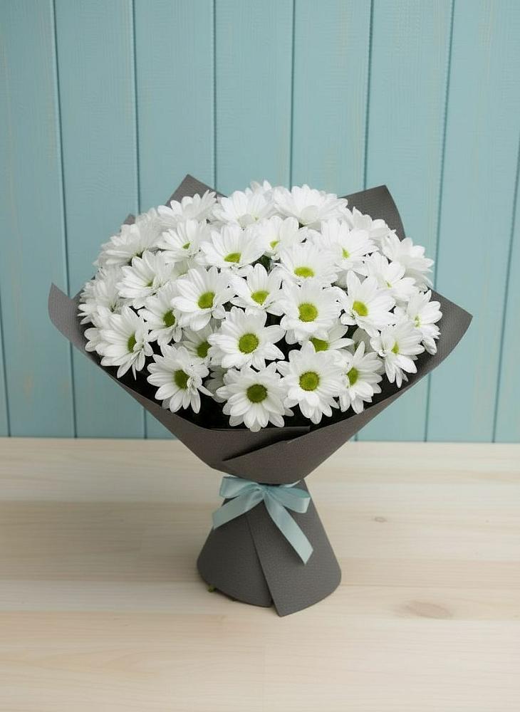 Букет цветов из: Хризантемы в Полотняный Завод