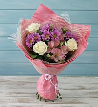 Букет цветов из:  Герберы в Полотняный Завод