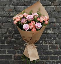 Букет цветов из:  Розы #REPLACE_PRED# Полотняный Завод