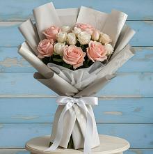 Букет цветов из:  Розы в Полотняный Завод