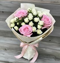 Букет цветов из:  Розы в Полотняный Завод