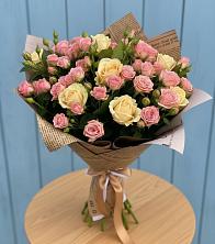 Букет цветов из:  Розы в Полотняный Завод