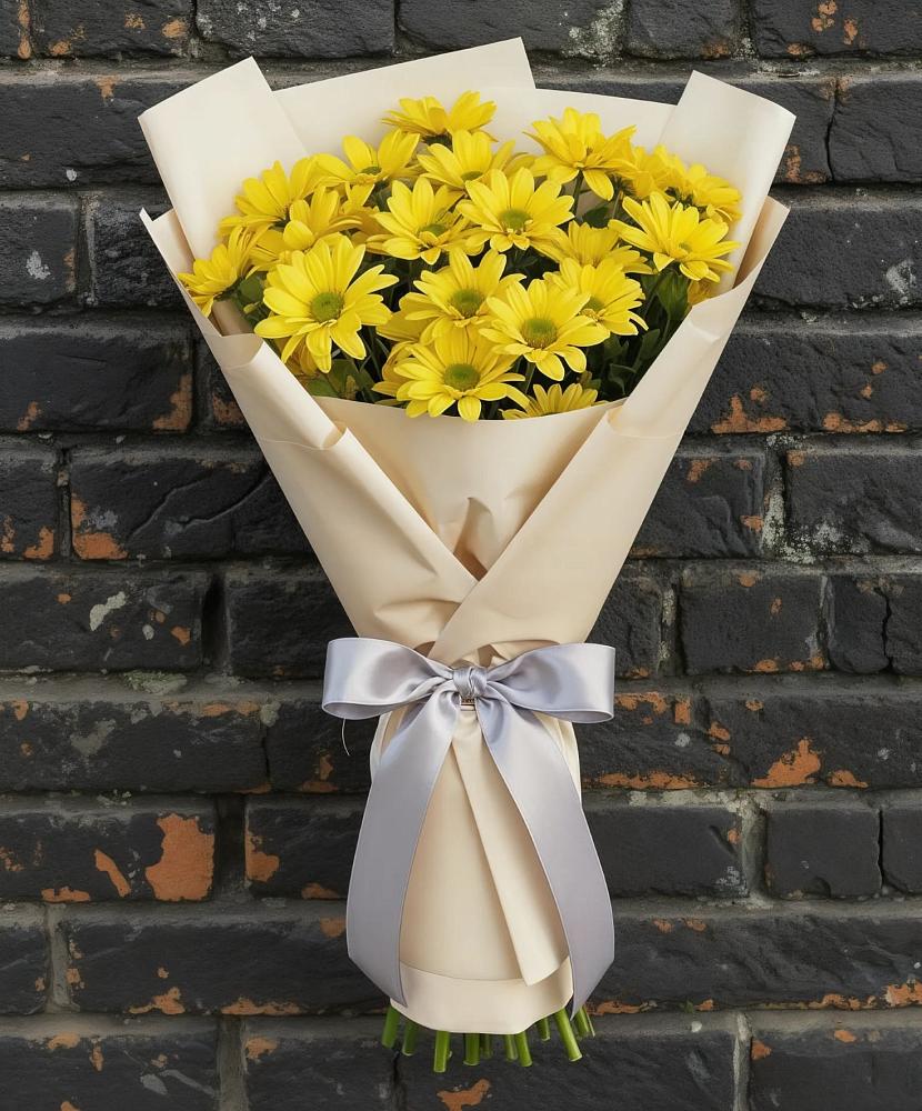 Букет цветов из: Хризантемы в Полотняный Завод