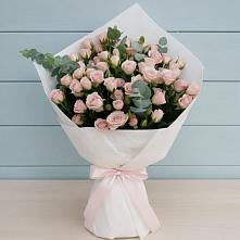 Букет цветов из:  Розы #REPLACE_PRED# Полотняный Завод