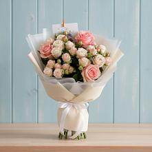 Букет цветов из:  Розы в Полотняный Завод