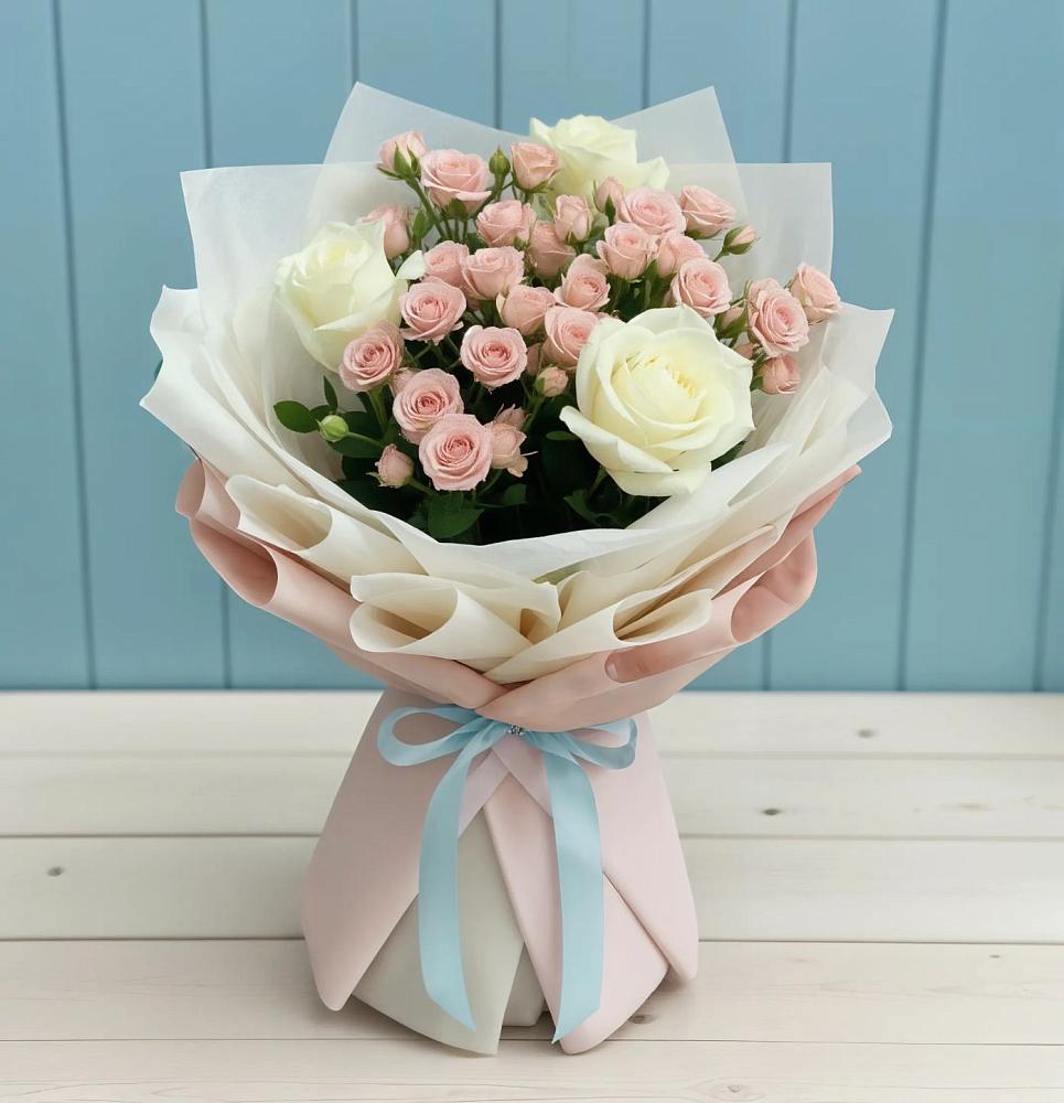 Букет цветов из: Розы в Полотняный Завод