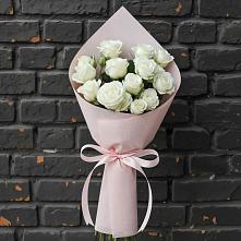 Букет цветов из:  Розы #REPLACE_PRED# Полотняный Завод