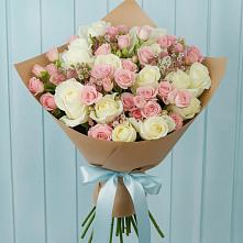Букет цветов из:  Розы в Полотняный Завод