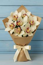 Букет цветов из:  Орхидеи и Розы в Полотняный Завод