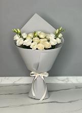 Букет цветов из:  Розы и Лизиантусы #REPLACE_PRED# Полотняный Завод