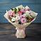 Букет цветов из: Хризантемы, Альстромерии и Розы в Полотняный Завод